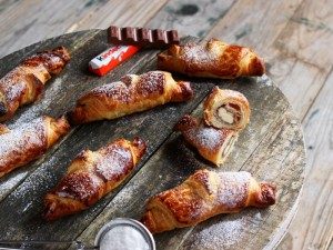 Ricetta Croissant con kinder cioccolato