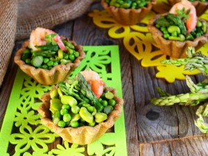 Ricetta Cestini integrali con primizie dell'orto