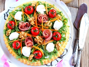 Ricetta Crostata salata con base morbida