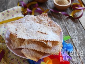 Ricetta Chiacchiere integrali