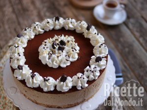 Ricetta Cheesecake al caffè senza cottura