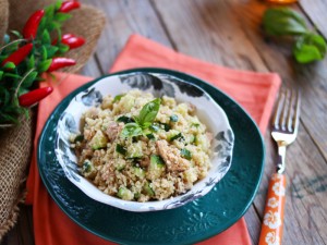 Ricetta Cous cous con zucchine e tonno