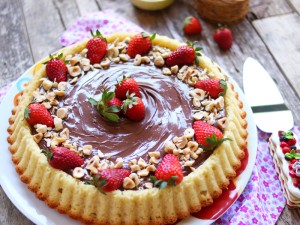 Ricetta Crostata con base morbida alla Nutella