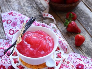 Crema all'acqua alle fragole