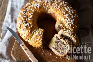Ricetta Ciambella di frolla alla Nutella. La ricetta facilissima con la pasta frolla!
