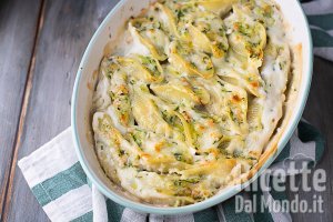 Ricetta Conchiglioni ripieni di zucchine e salmone affumicato