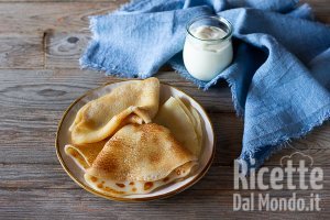 Crepes senza uova. La ricetta facile vegana per fare le crepe morbidissime!