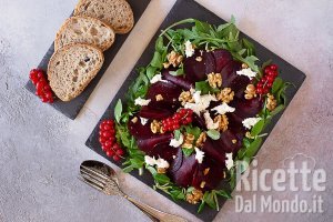 Ricetta Carpaccio di barbabietola. La ricetta dell'antipasto fresco e leggero!