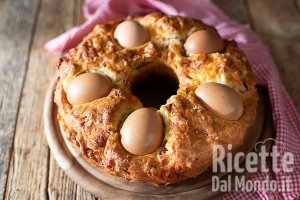 Ricetta Casatiello napoletano senza lievitazione. Ricetta facile e veloce!