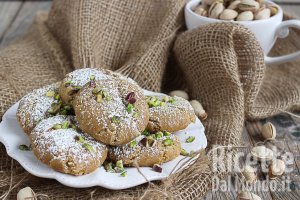 Dolcetti mandorle e pistacchio. Le paste di mandorla al pistacchio!