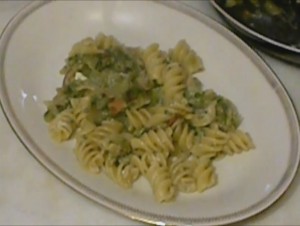 Ricetta Fusilloni con Cicoria e Speck