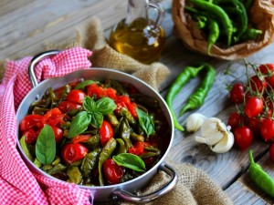 Ricetta Friggitelli con pomodorini freschi