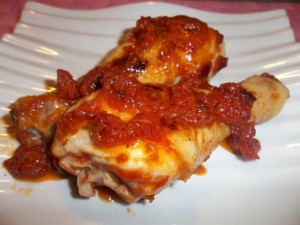 Ricetta Fusi di Pollo con Salsa Mediterranea