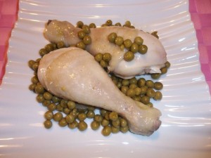 Fusi di Pollo con i Piselli