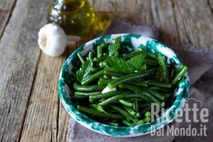 Ricetta Fagiolini alla menta