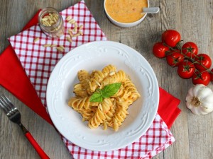 Fusilli con Pesto alla Siciliana