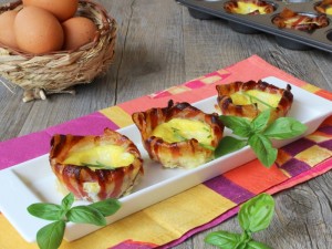 Ricetta Frittatine nella pancetta