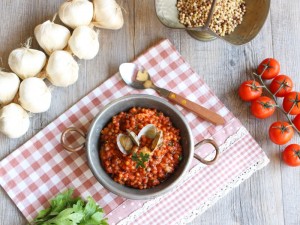 Ricetta Fregola con Arselle