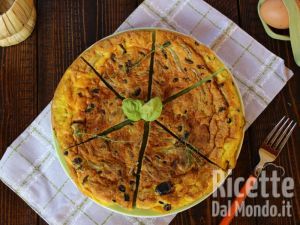 Frittata di funghi pioppini