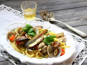 Ricetta Fusilli al misto di scoglio