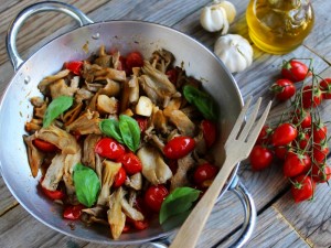Ricetta Funghi pleurotus in padella