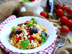 Ricetta Fusilli con melanzane e ricotta