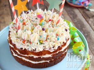 Ricetta Funfetti cake. La torta mille colori perfetta per Carnevale!