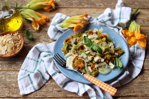 Ricetta Fiori di zucca in padella