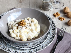 Ricetta Gnocchi con fontina e noci