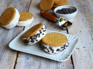 Gelato biscotto cookies