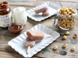 Ricetta Ghiacciolo gelato con yogurt e nocciolata