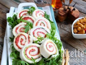 Ricetta Girelle tramezzino con zucchine e salmone