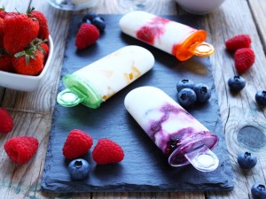 Ricetta Ghiaccioli frutta e yogurt