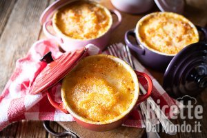 Ricetta Gratin di zucca, patate e mozzarella (La ricetta facile al forno e senza uova)