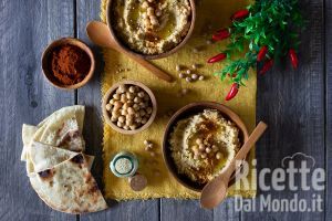 Ricetta Hummus di ceci. La ricetta originale pronta in 5 minuti!