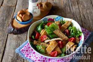 Ricetta Insalata di pollo croccante. La ricetta semplice e sfiziosa!