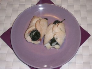 Ricetta Involtini di Pollo con gli Spinaci