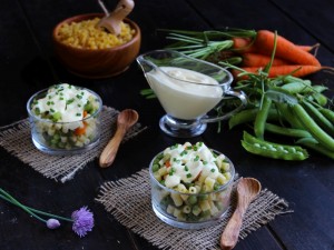 Ricetta Insalata di pasta con salsa di yogurt e maionese