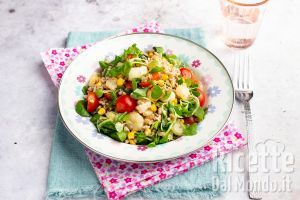 Ricetta Insalata di farro e gamberetti