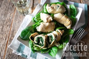 Ricetta Involtini di pollo con spinaci e formaggio. La ricetta per farli morbidissimi!