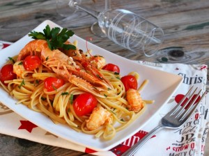 Linguine agli scampi