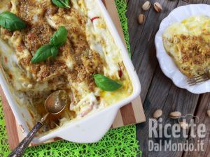 Ricetta Lasagne al pesto di pistacchio, ricetta con pasta fresca e pesto di Bronti