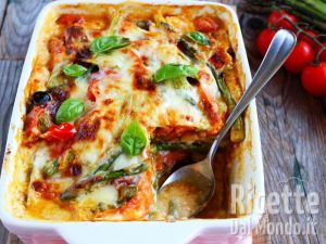 Ricetta Lasagne primavera, un primo piatto ricco di gusto, semplice e tradizionale