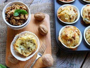 Ricetta Muffin noci e gorgonzola