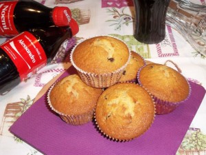 Ricetta Muffin Coca Cola e Gocce di Cioccolato