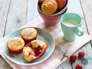 Ricetta Muffin ai lamponi