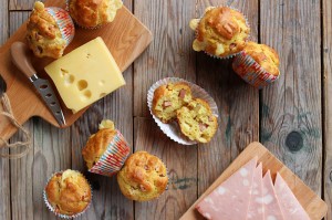 Ricetta Muffin mortadella ed emmental