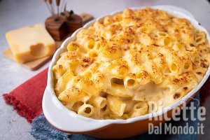 Mac and cheese. La ricetta originale americana della famosa pasta al forno!