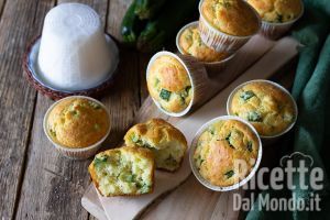 Ricetta Muffin zucchine e ricotta