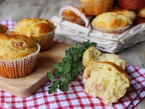 Ricetta Muffin salati al Prosciutto